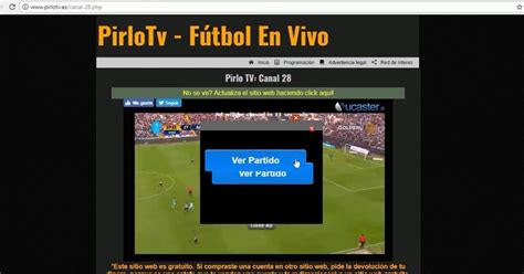 ver futbol pirlo tv online